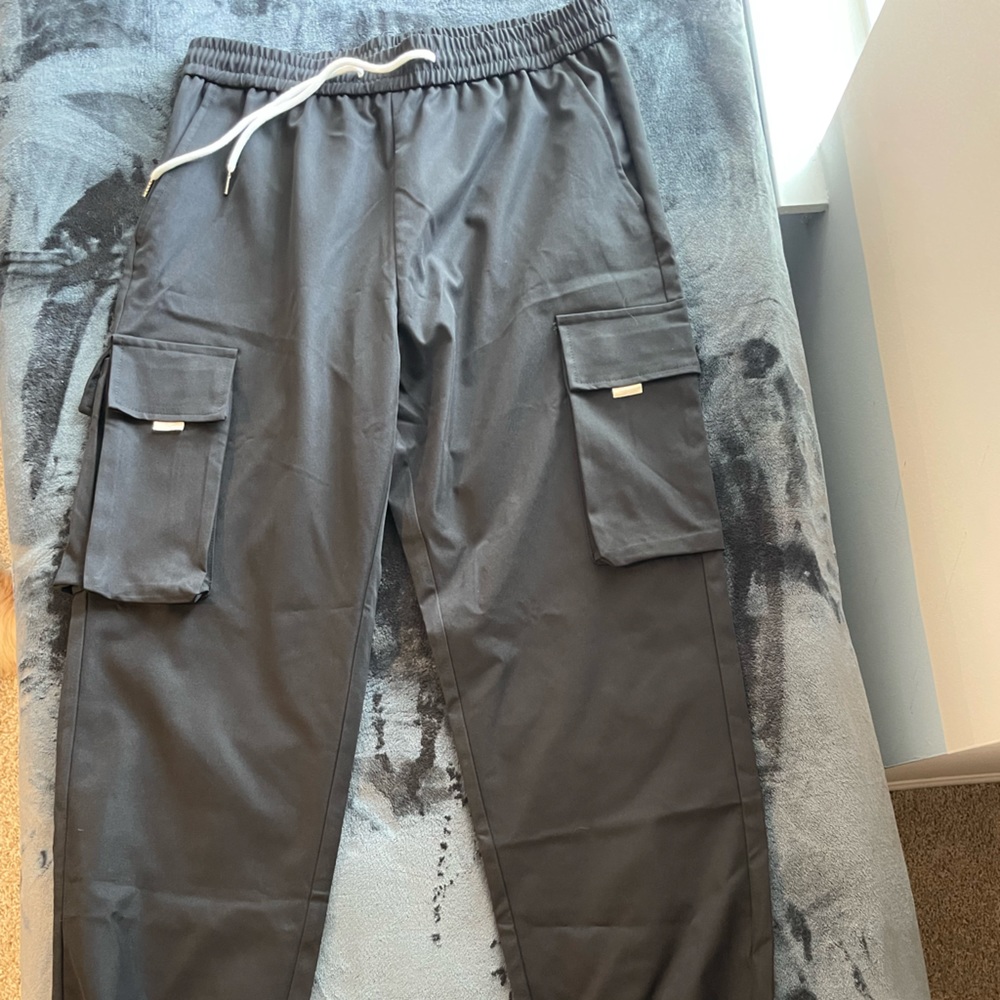 Shein Mens Drawstring Waist Cargo Pants